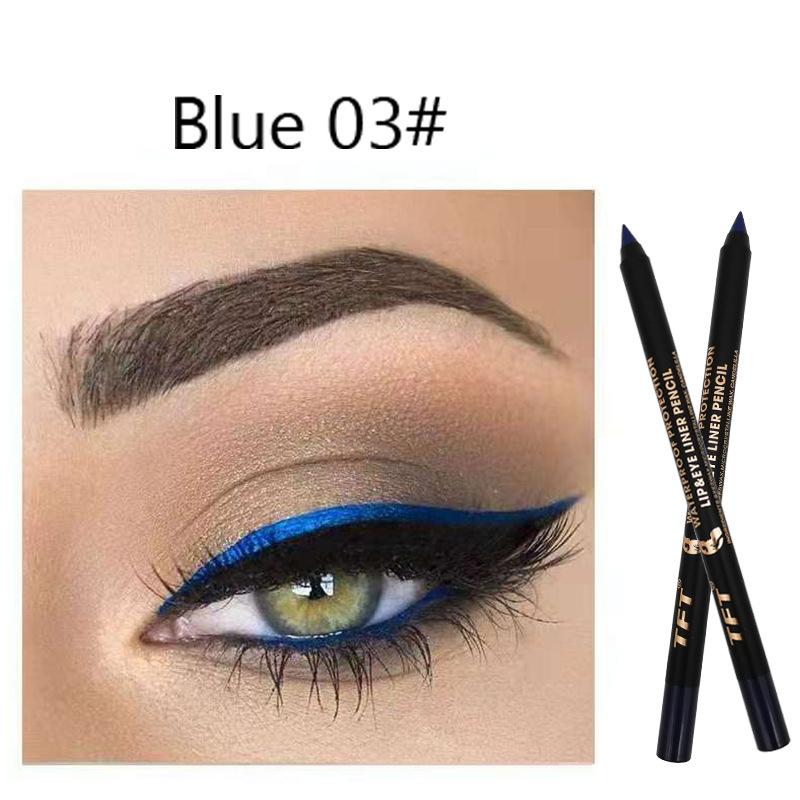 15 Renk Eyeliner Kalem Renkli Pigment Su Geçirmez Mavi Siyah Beyaz Renk Jel Eyeliner makyaj kalemi Göz Güzellik Kozmetik