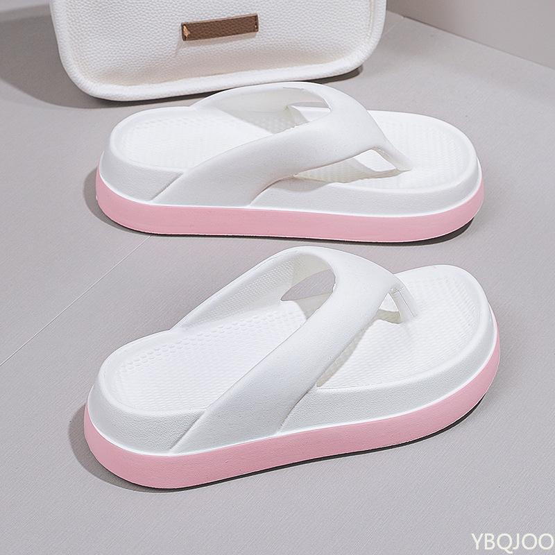 Fashion Summer New style flip flops Ladies outdoor non slip shoes Thick soled Beach Shoes Fashion Women's Cold slippers Mujer Zapatos