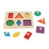 Kids Wooden Puzzle Toy Learning Color Shape Kindergarten Early Educational