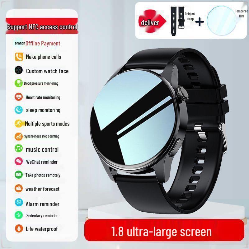 Smartwatch GT9: 2025 Waterproof NFC Payment, Sport & Multifunctional Bluetooth Watch