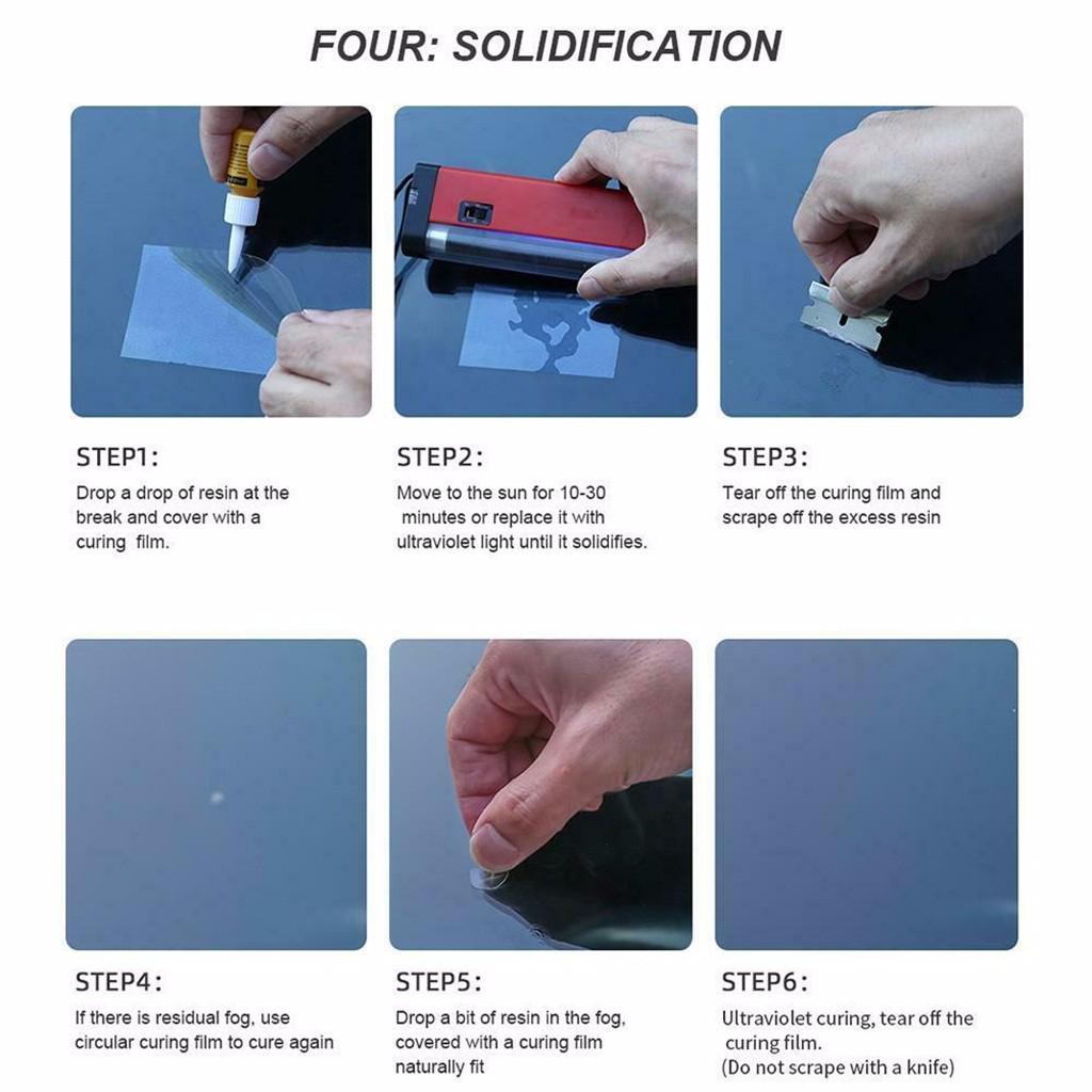Car Auto  Tool Kit For Windscreen Windshield DIY Wind Glass Chip Crack Fix 20ml