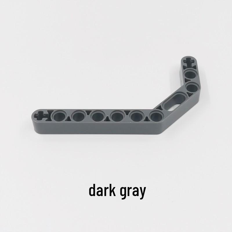 Compatible LEGO Technic 32009 11.5 Bent Beam 4495412, White Double-Bent Thick Link with Holes