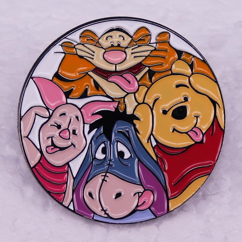 Tigger Cartoon Brooch: Childhood Memories Collection