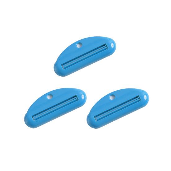 

3 шт. выдавливание разноцветных компактных пластиковых очищающих средств для лица зубная паста роликовые выдавливающие инструменты выдавливание очищающих средств для лица озеро синий