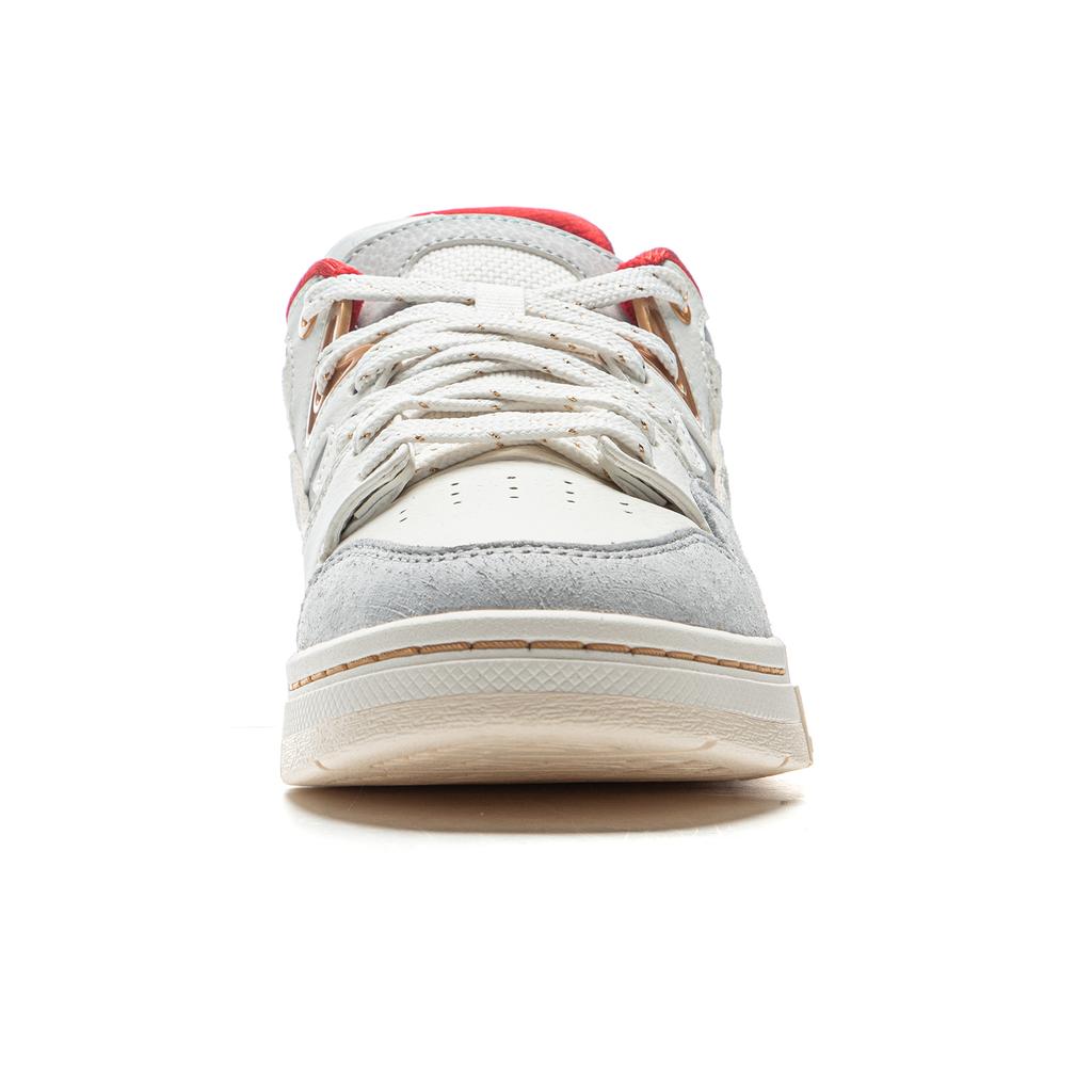 Li Ning Bao Xiang Street Fashion Versatile Thick Sole Height Increasing Non-Slip Shock Absorbing Wear-Resistant Low-Top Skate Shoes AEPV022-3