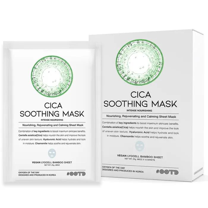 Cica Soothing Skin Calming Revitalizing Mask Pack (10 Sheets)