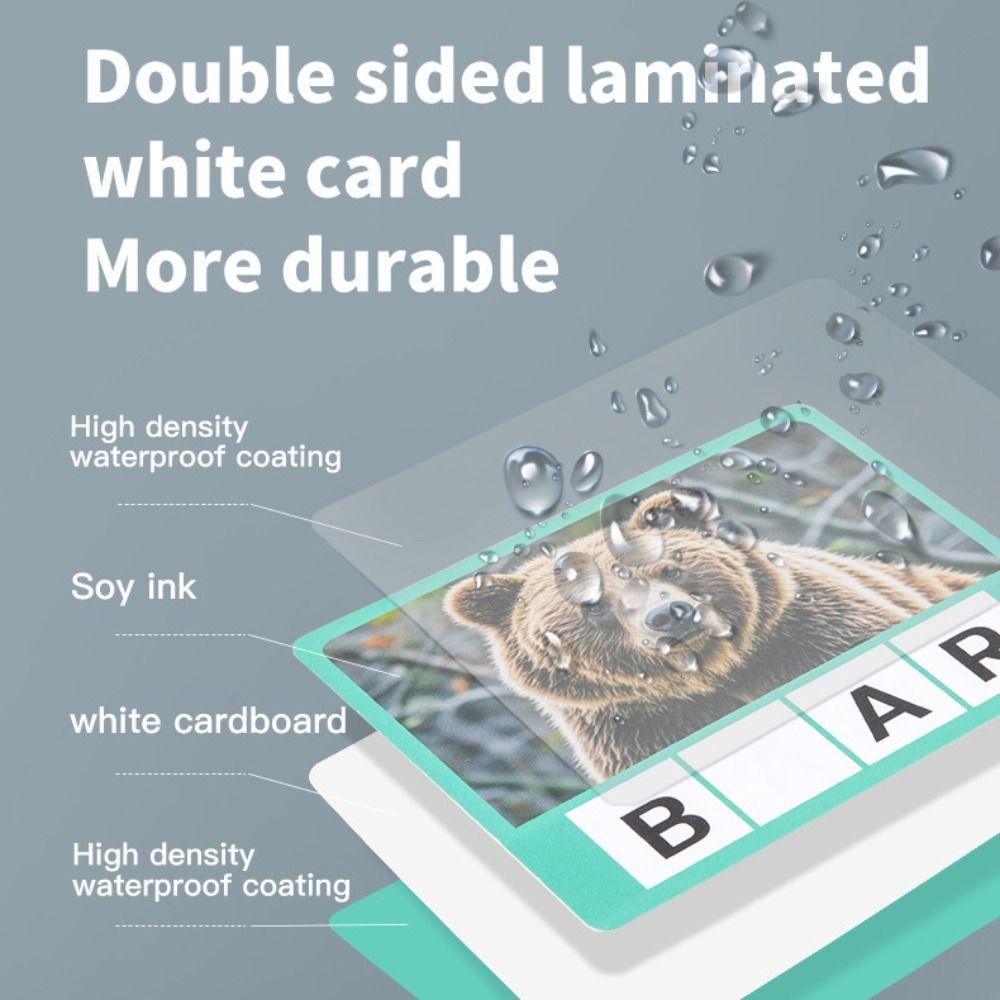 Alphabet Spell The Word Game Wooden Puzzle Letter Spelling Block  Educational Toy