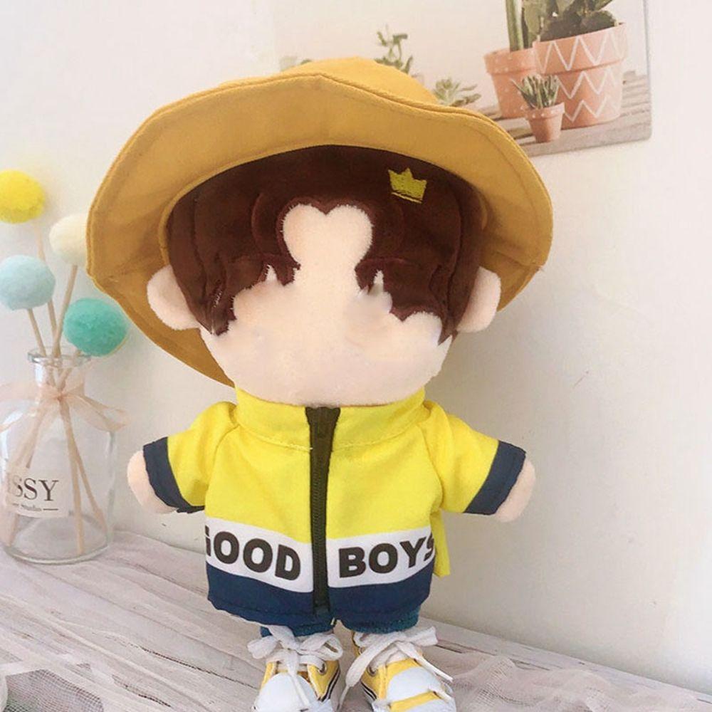 BJD Dolls Jeans Shorts Outfits Winter Top Coats For 15~20cm Doll Handmade Jacket Pants Doll Clothes