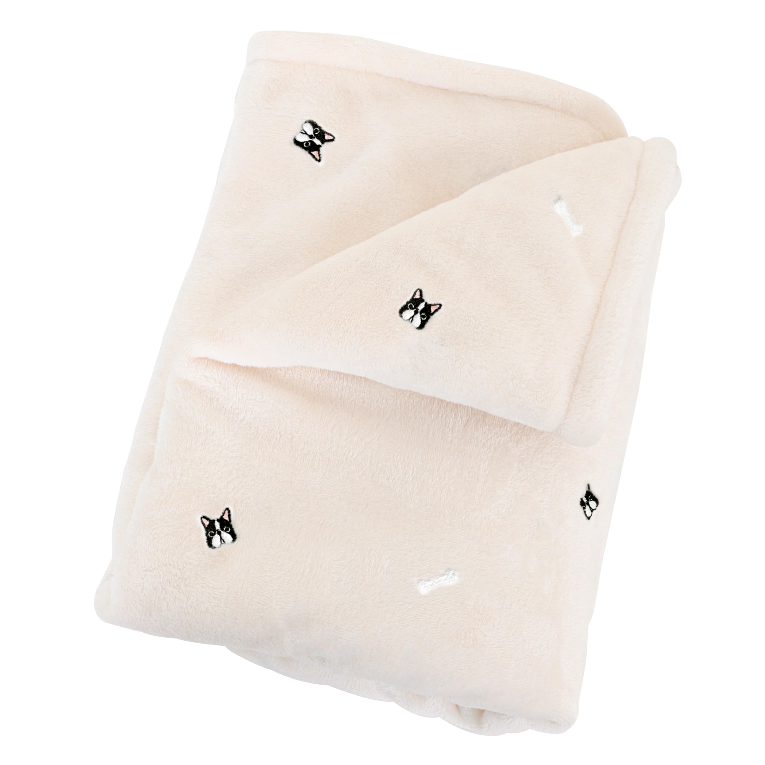 

Keratta Fluffy Ibul Baby Blanket, Winter Flannel Throw Blanket for Naps, 70x100cm (French Bulldog)