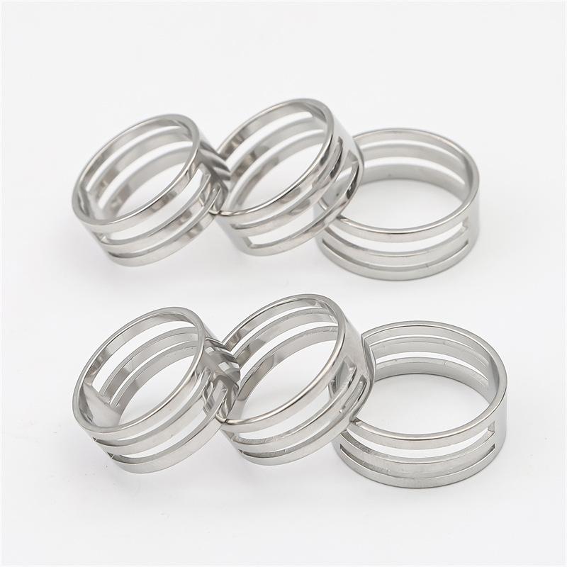 Stainless Steel Jump Ring Open Closing Finger Ring For Diy  Jewelry Making Tool