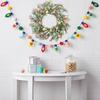 Spring Wreath With Eggs Colorful Egg Spring Wreath Artificial Flower Easter Wreath Farmhouse Easter Decorations With Mixed Twigs