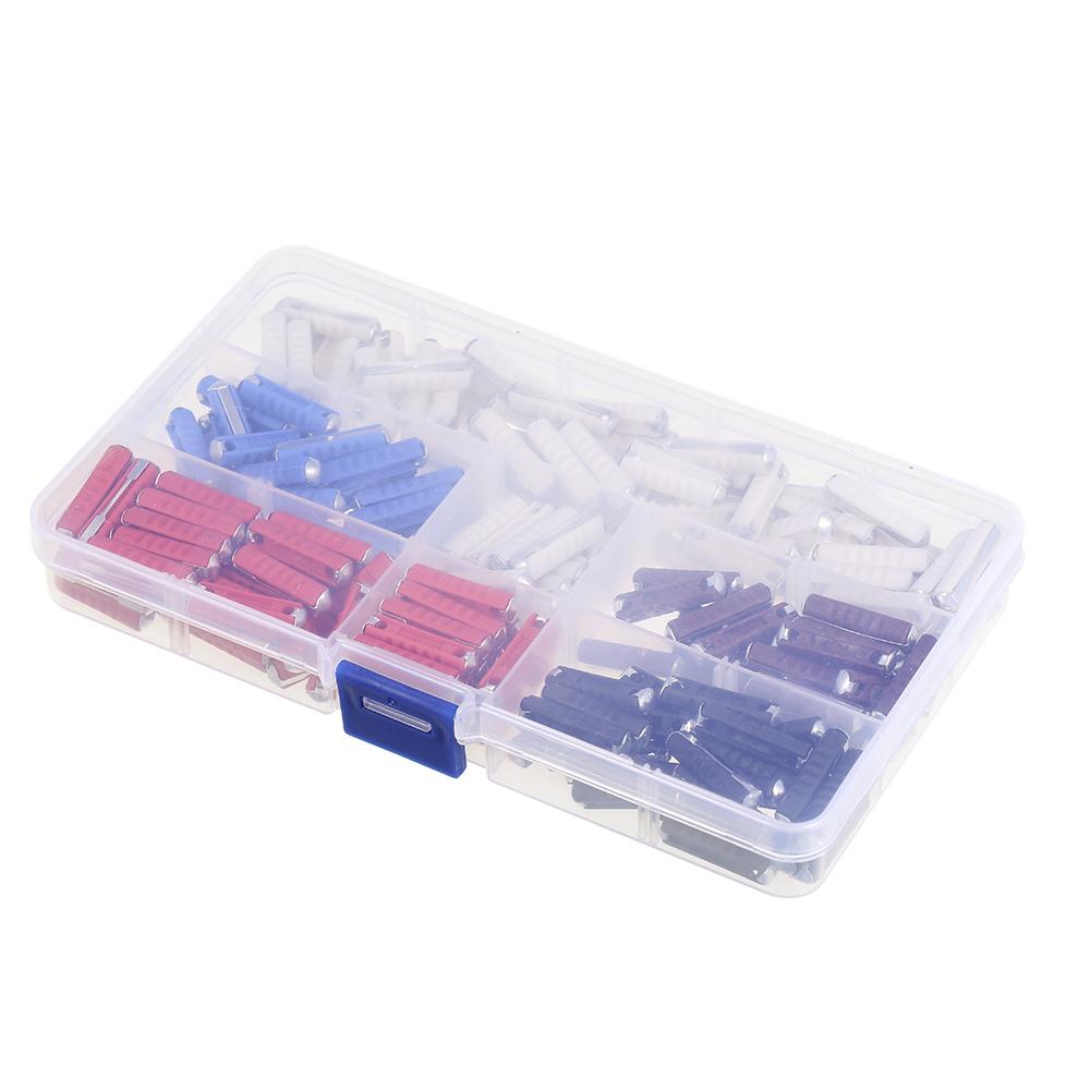 200pcs Assorted Box Continental Fuses Fast Acting Torpedo Fuse Classic Car 5A 8A 10A 16A 25A German European Automotive