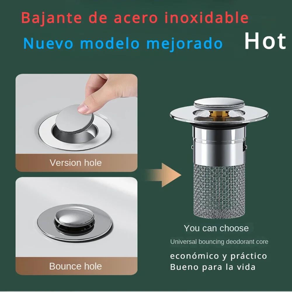 Anti-odor Bathroom Accessories Anti-blocking Bathtubs & Accessories Household Items Sink Stopper Drain Trap Anti-leak Plug Home