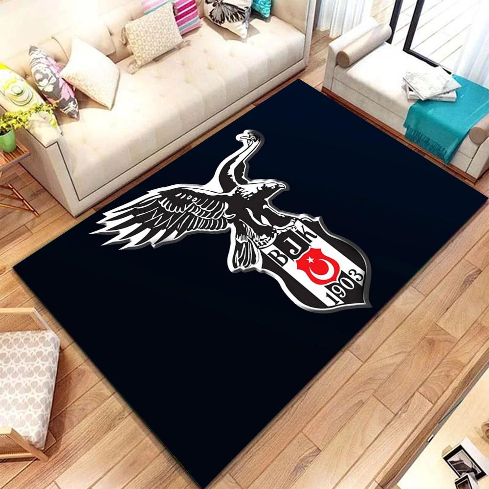 1pc Fashion Besiktas BJK Bathroom Absorbent Mats Anti-Slip Mats Home Decor Supplies Carpets Home Kitchen Floor Mats