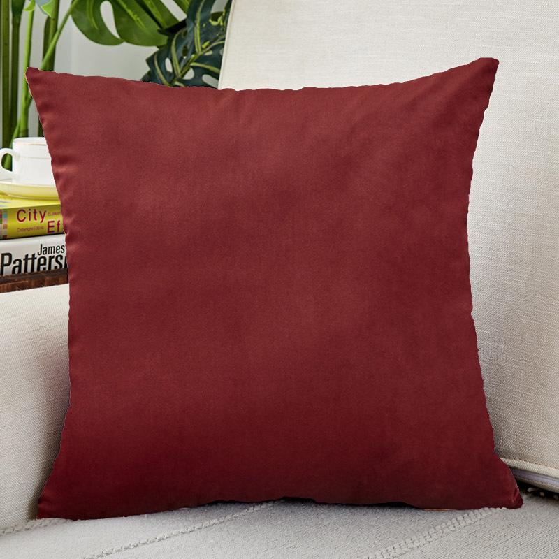Velvet Pillowcase Cushion Cover Light Luxury Velvet Living Room Sofa Cushion Nordic Home Soft Decoration