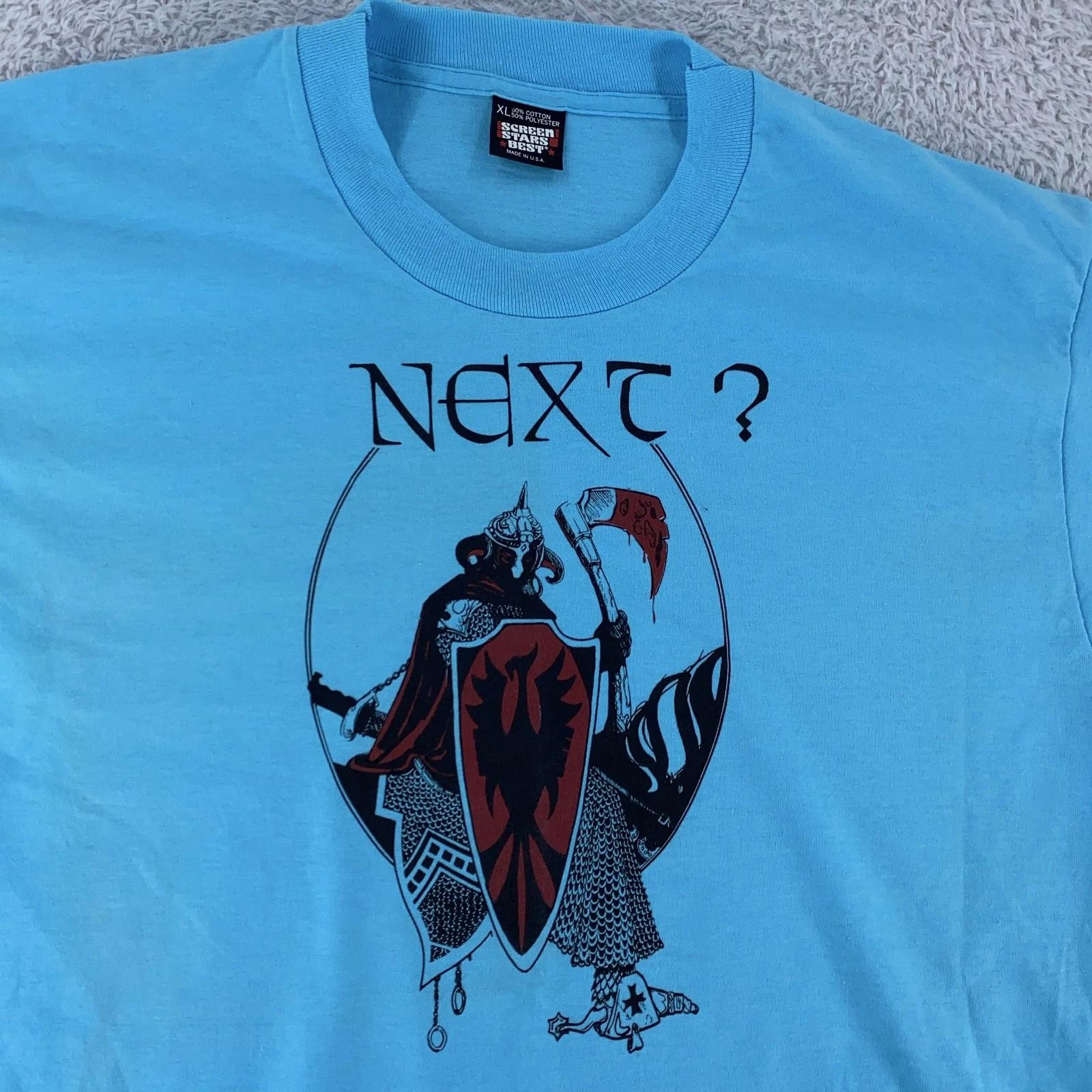 

Vintage 90s Next Knight in Armor Shirt Mens L Medieval Renaissance Faire USA S