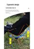 Ultra-light Portable Folding Chair for Outdoor, Beach, Camping, Fishing, and Sketching with Backrest - Moon or Director's Chair.