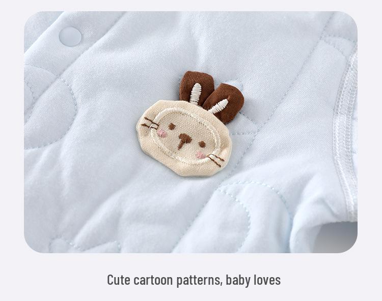 Jingqi Gestepptes Baby-Set - Herbst/Winter Warm Geteilte Kleidung & Unterwäsche