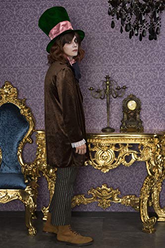 Clearstone Halloween Trick Hatter Costume (Unisex, Brown)