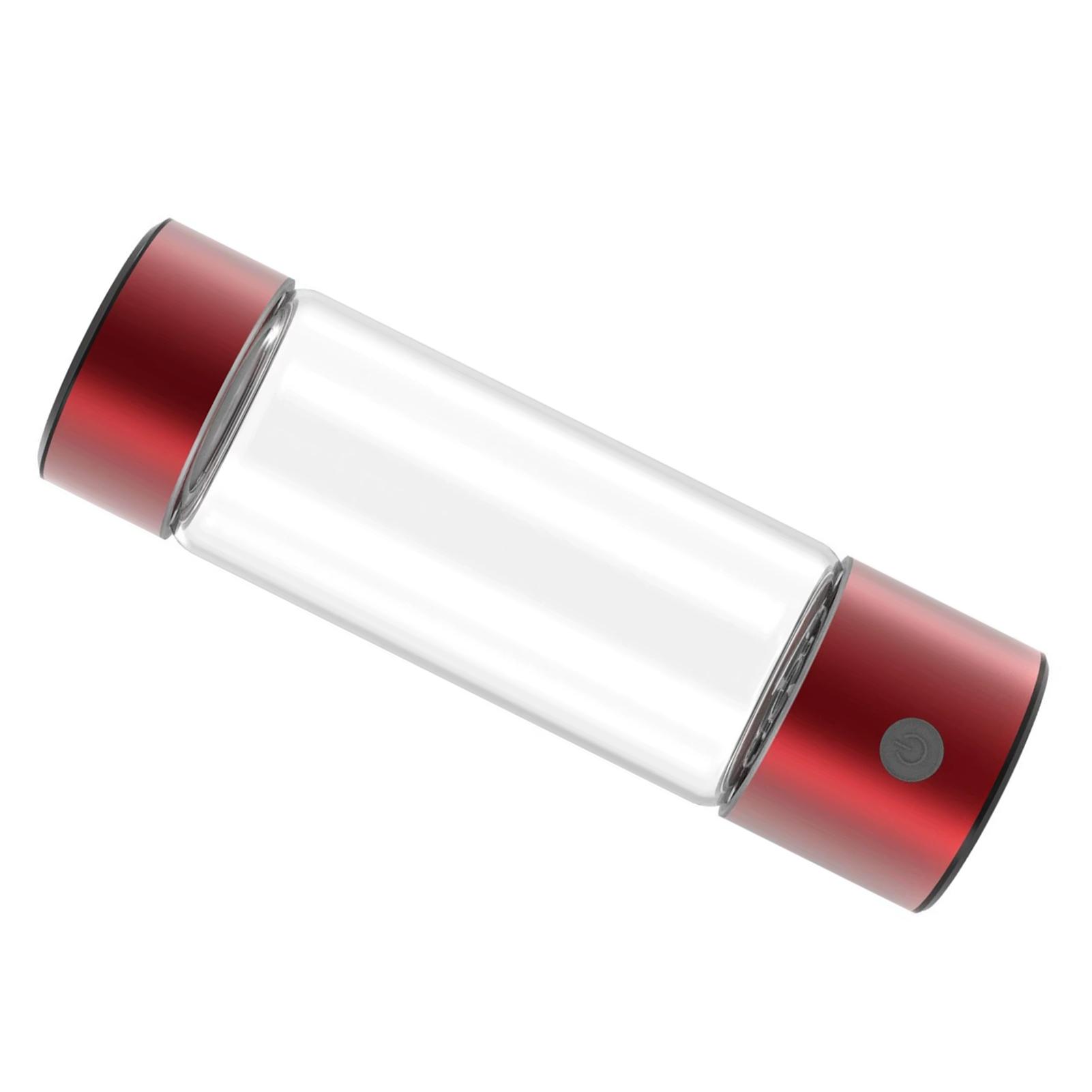 

Портативная бутылка для водородной воды 460 мл Технология SPE PEM для повышения метаболизма и иммунитета USB Rec Red