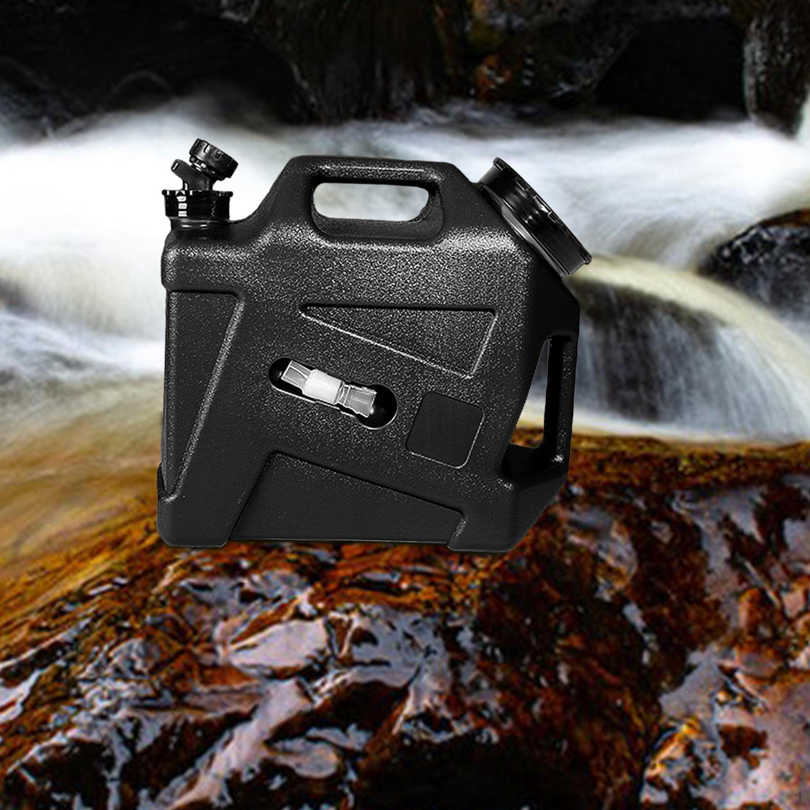 

Portable Water Dispenser with Spout And Handle for Outdoor Activities 12L Black