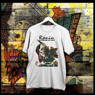 Samurai T-Shirt Bushido Code Ronin Hanzo Warrior Japanese  Edo Era Tee S-2XL