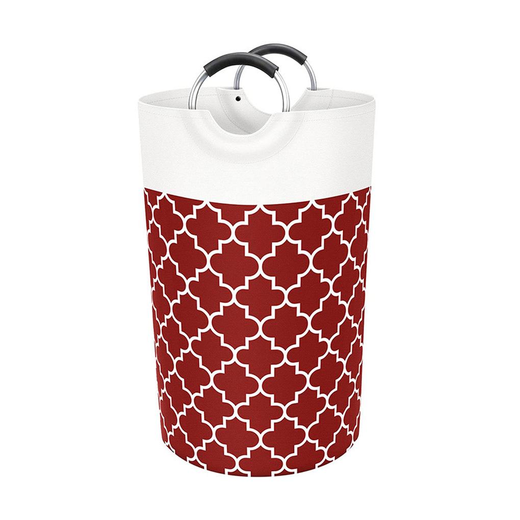 

Корзина для белья Мешок для одежды 90 л Корзина Складная Водонепроницаемая Легкая Тканевая Экономия места для Спальни Общежития Путешествий ,aluminum handle/82l