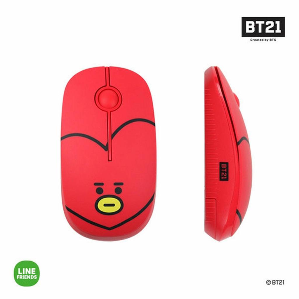 BTS BT21 Offizielle Kabellose Stille MAUS Gesichtstyp Charakter Authentisch