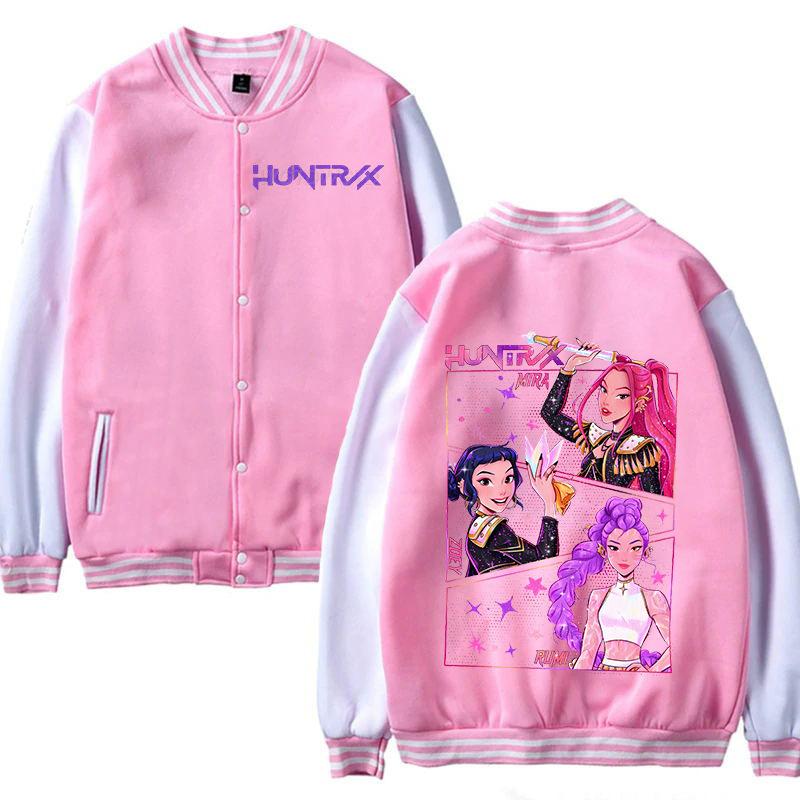 European and American trend witch hunting group Korean version casual hoodie women's plus size baseball jacket autumn and winter coat 5991