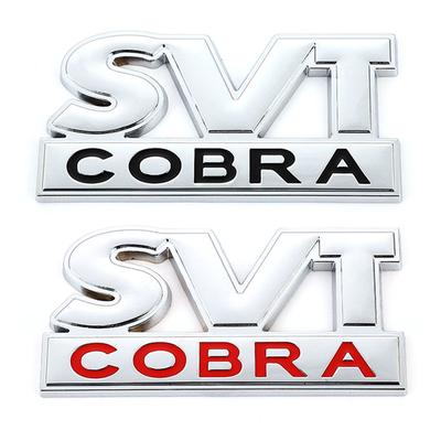 Pegatina de Coche Emblema Insignia SVT COBRA Calcomanía para Maletero Trasero Rejilla del Capó Delantero para Mustang Shelby SVT Cobra F150 F250 F350 GT Fiesta