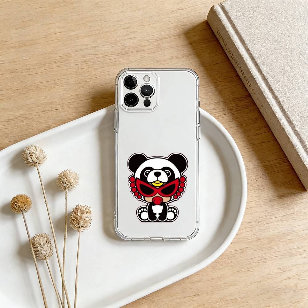 H-Hysteric M-Mini Phone Case For iPhone 17 16 15 14 13 12 11 Mini Pro Max Plus Transparent Cover