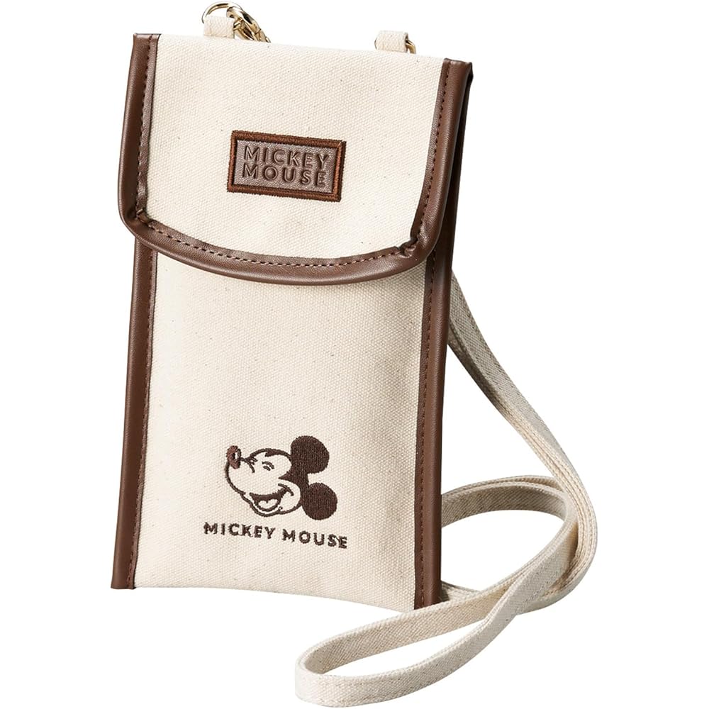 Marushin Disney Mickey Crossbody Shoulder Bag Recycled Leather Organic Cotton 2335045100