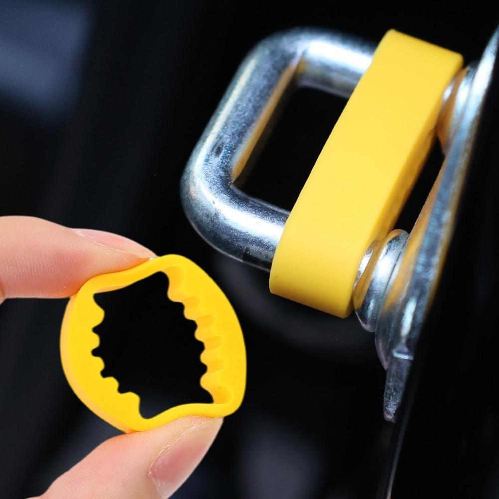 Silicone Auto Door Lock Buckle Damping Pads Shock Absorber Cushion Anti Rattle Soundproof Gaskets Universal Vehicle Protector