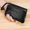 Korean Style Genuine Leather Multi-Functional Women's Wristlet Clutch Wallet