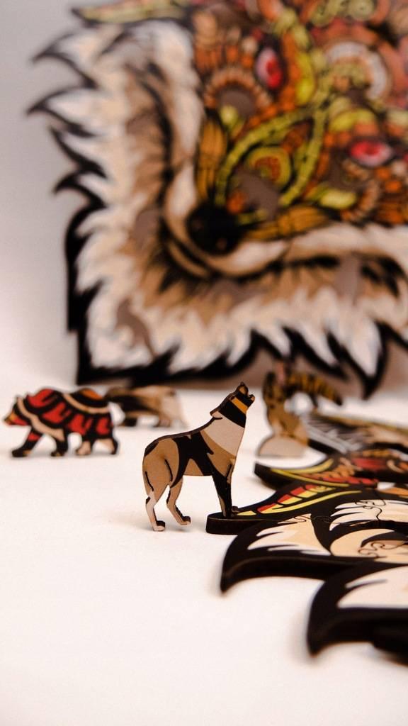 Wooden Puzzle Enchanted Fox Little Fox Pua3-00727