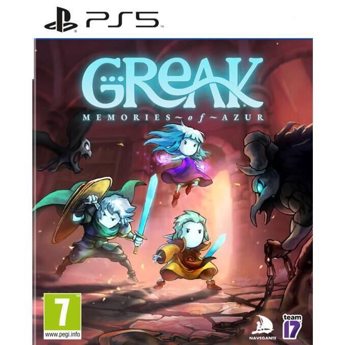 Jeu d'aventure - Greak: Memories of Azur - PS5 - Sortie Septembre 2021 - PEGI 7+ - Blu-Ray