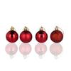 24PCS 4cm Christmas Balls Ornament Plastic Ball Bauble Xmas Tree Hanging Pendant Home Party 2025 Navidad New Year Decor 2025