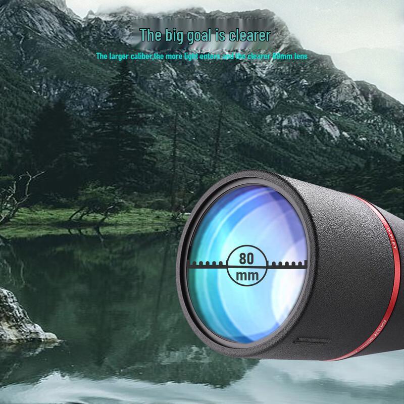 High Power 25-75X80 Zoom Telescope
