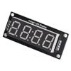 0.56in LED Display Module 4 Digit 7 Segment Digital Tube Clock Module with Pin Header 5V