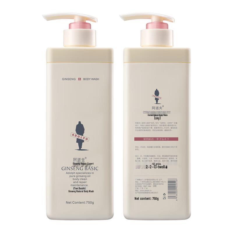 Adolph Ginseng Natural Shower Gel