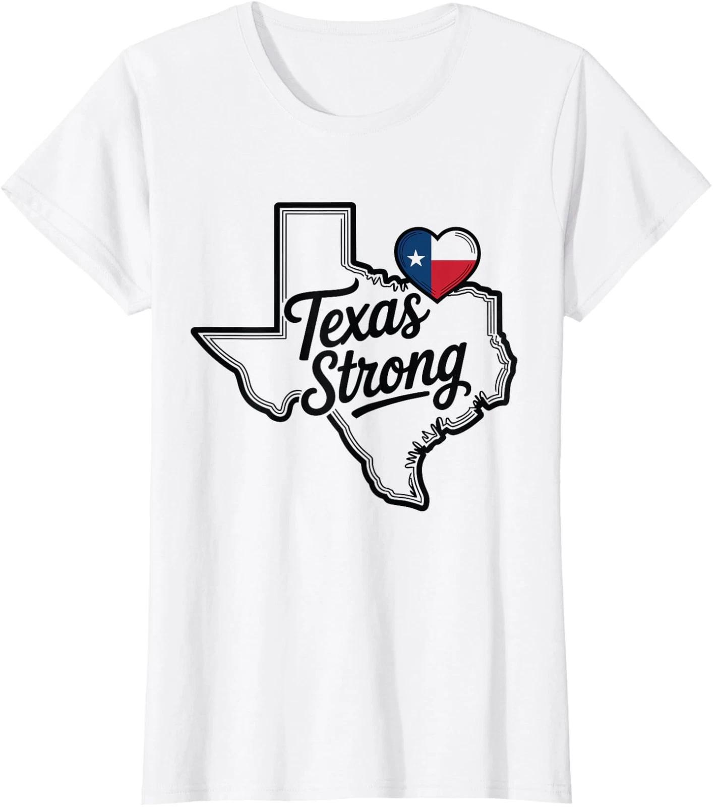 

Pray For Texas Hill Country Support Texas Stronger Ladies Crewneck 100% Cotton T-shirt Mens Tees Top XL