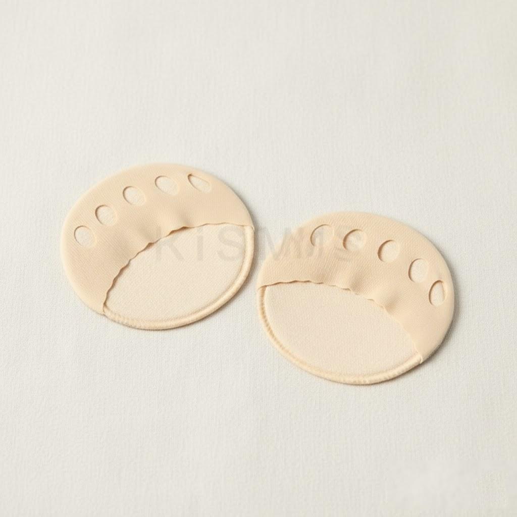 

Cotton Fabric Forefoot Pads for Women High Heels Invisible Comfortable Non Slip Toe Socks Pad