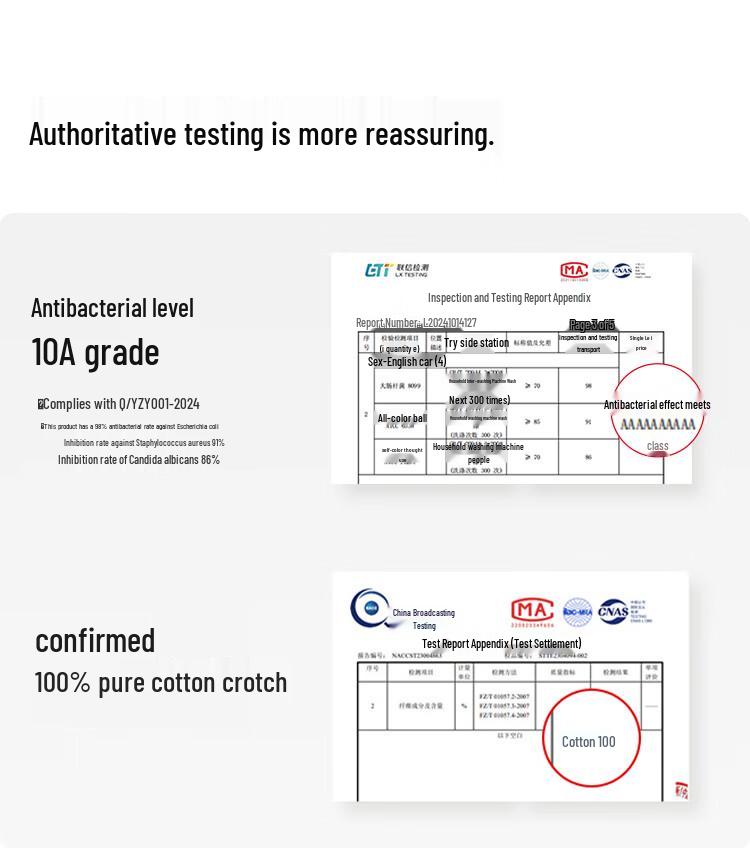 Women's 3-Pack Pure Cotton Mid-Waist Antibacterial Underwear with Bow Lace