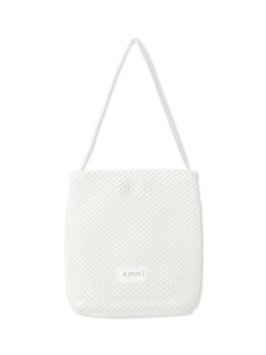 

Mesh Mini Tote Bag 13WGB262302 WHT Free Size [Emi] Women s белый