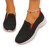 Women's Casual Flats, Breathable Knit Mesh Upper, Soft, Lightweight Shoes