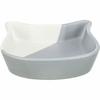 Ceramic Bowl - TRIXIE - 0.2 L - Ø 13 Cm - Grey/White - Round - Kitchen - Pet Bowl - Ceramic