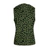 Gilet da uomo senza maniche con cappuccio leggero casual con stampa leopardata top estivo da spiaggia maglietta da palestra