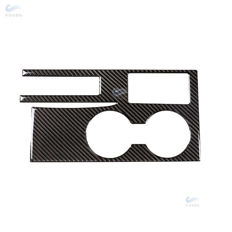 

For Honda CRV 2007 2008 2009 2010 2011 Car Carbon Fiber Center Control Gear Shift Panel Water Cup Frame Cover Protective Trim RHD