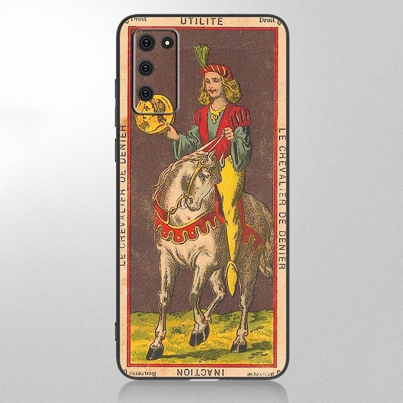 Etui Tarot Egyptien de Dusserre Art do Samsung Galaxy A12 A02S A22 A32 A52 A72 A71 A51 A41 A31 A21 A11 A50 A70 A10S A20S