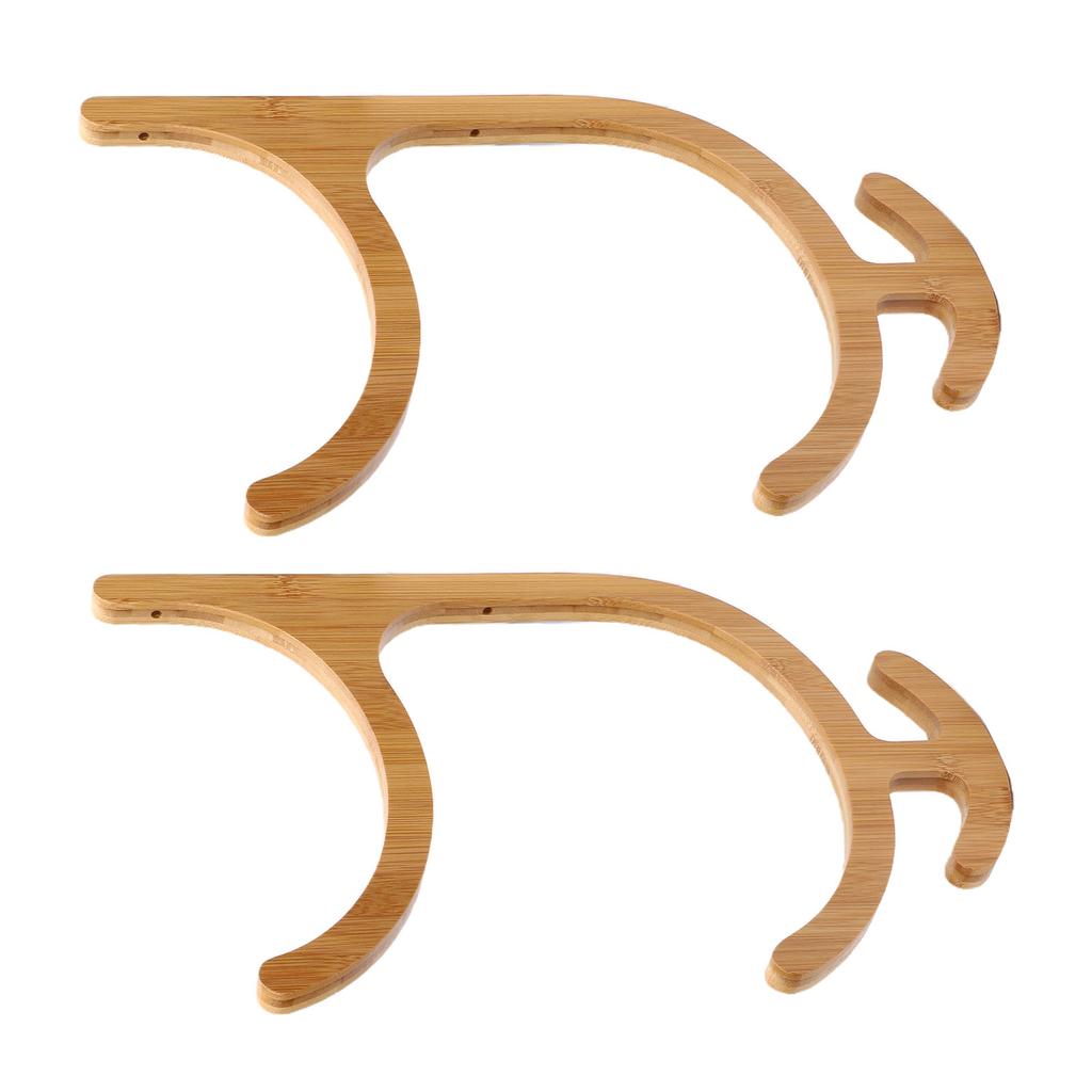 2 Tires Mat Holder 4 Hooks Wall Mounted Mat Storage Rack Accessories Storage for Home Fitness